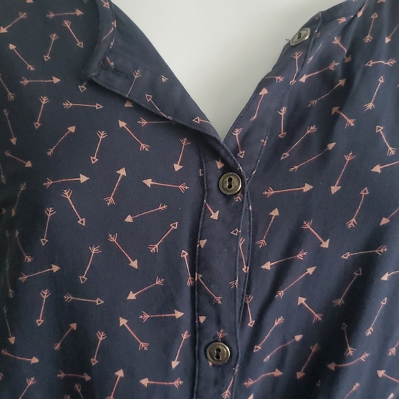 Navy hinge  mini dress - Picture 2 of 6